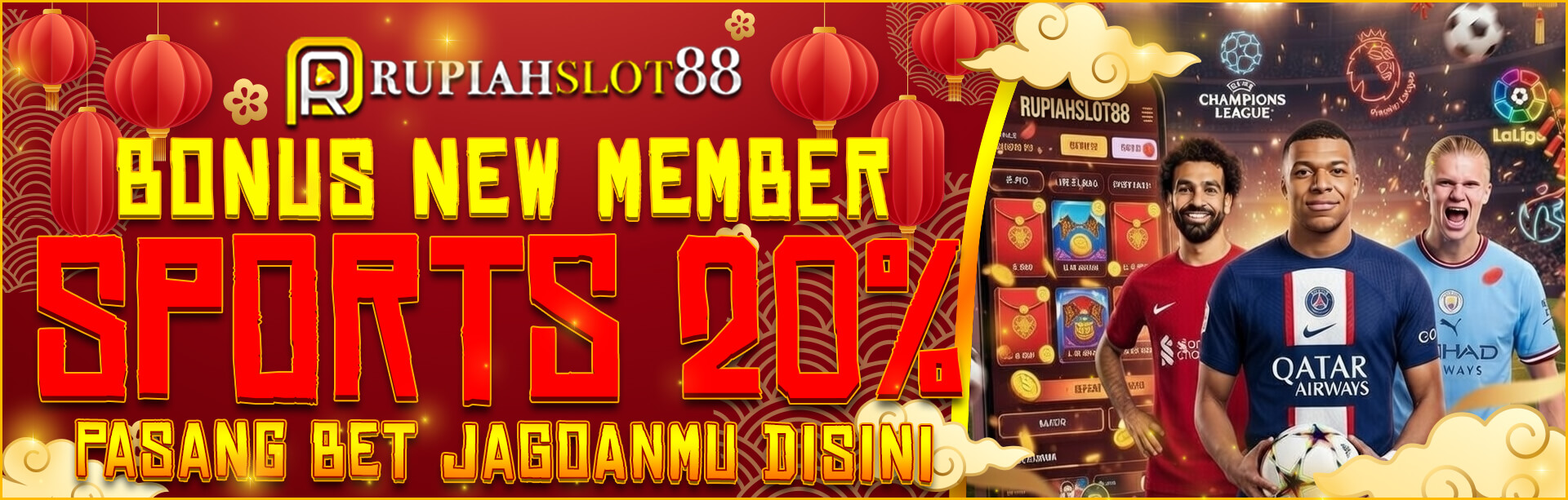 BONUS NEW MEMBER SPORT 20%
