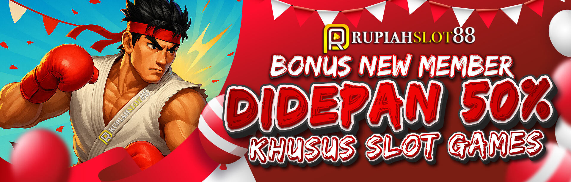 BONUS NEW MEMBER DIDEPAN 50%