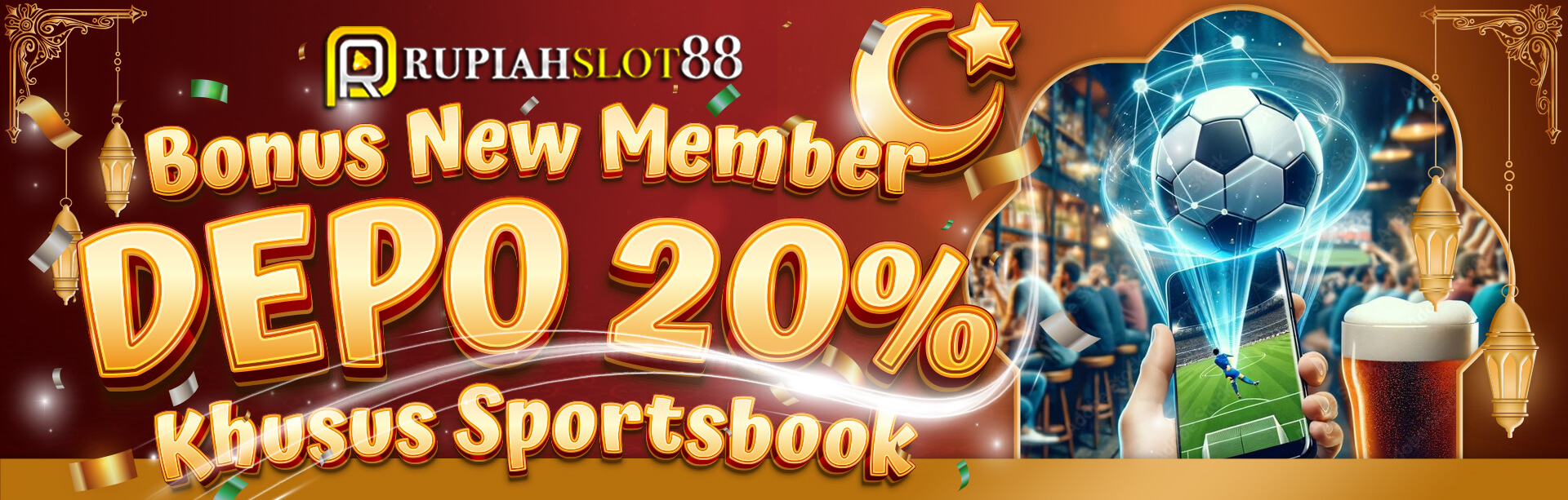 BONUS NEW MEMBER 20% SPORTSBOOK