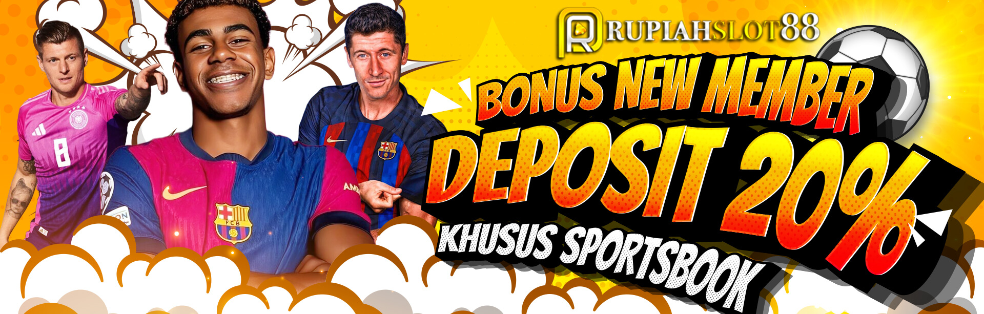 BONUS NEW MEMBER 20% SPORTSBOOK
