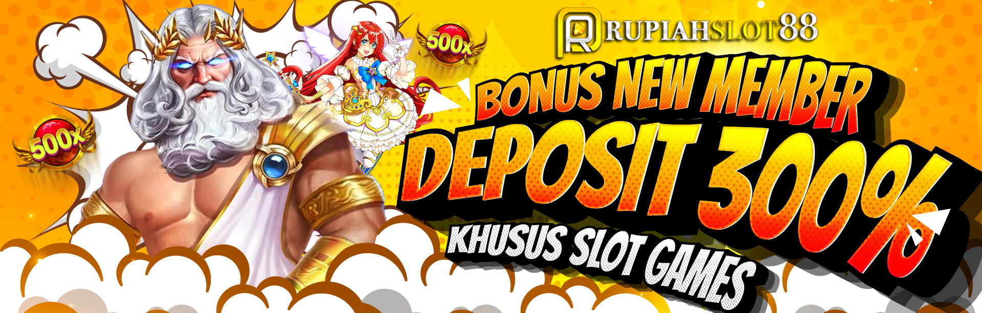 BONUS NEW MEMBER SLOT 300%