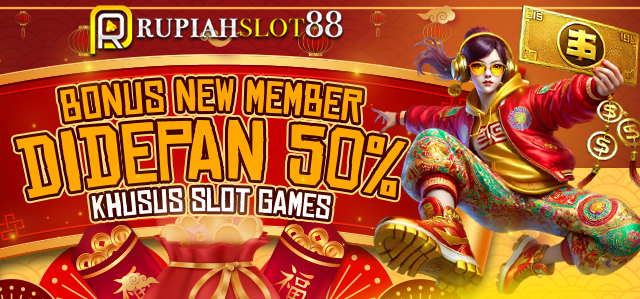 BONUS NEW MEMBER DIDEPAN 50%