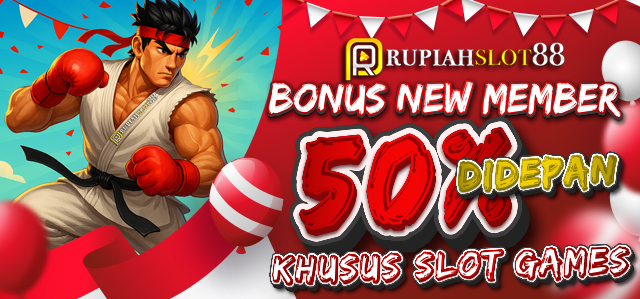BONUS NEW MEMBER DIDEPAN 50%
