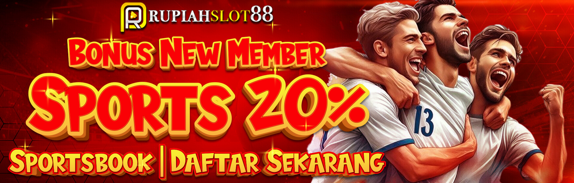 BONUS NEW MEMBER 20% SPORTSBOOK