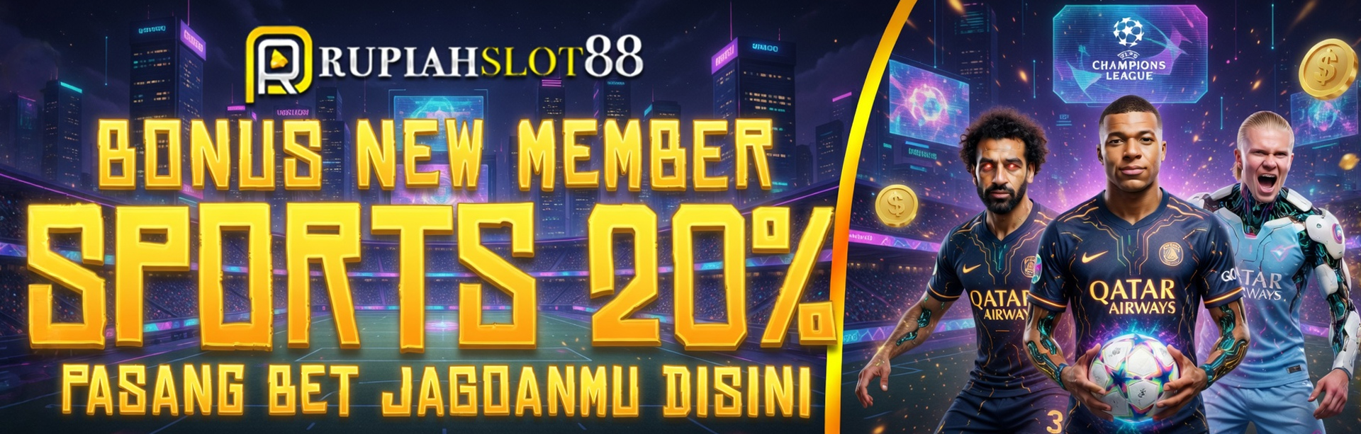 BONUS NEW MEMBER SPORT 20%