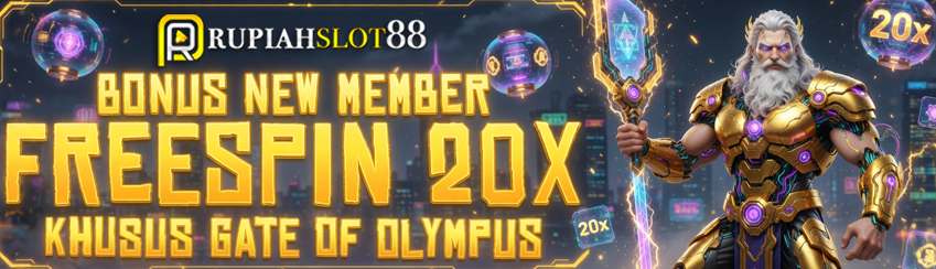 BONUS KHUSUS MEMBER BARU FREESPIN 20X GRATIS